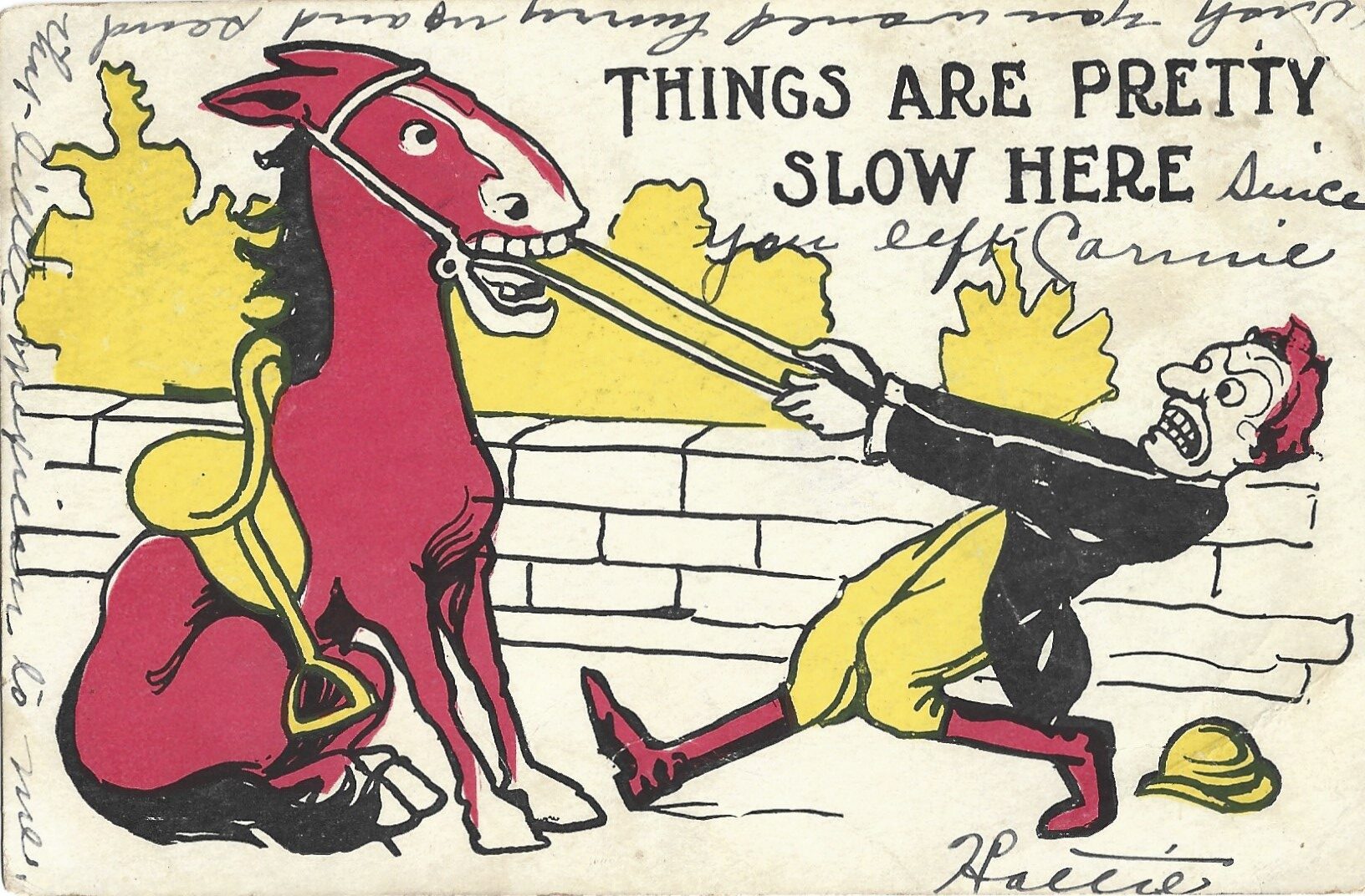 things are pretty slow here