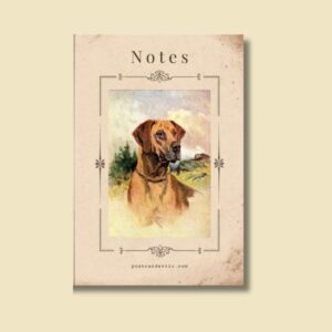 Great Dane Vintage Cigarette Card Postcard Notebook