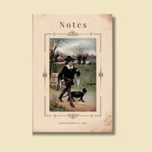 Dick Whittington and Cat Vintage Postcard Notebook