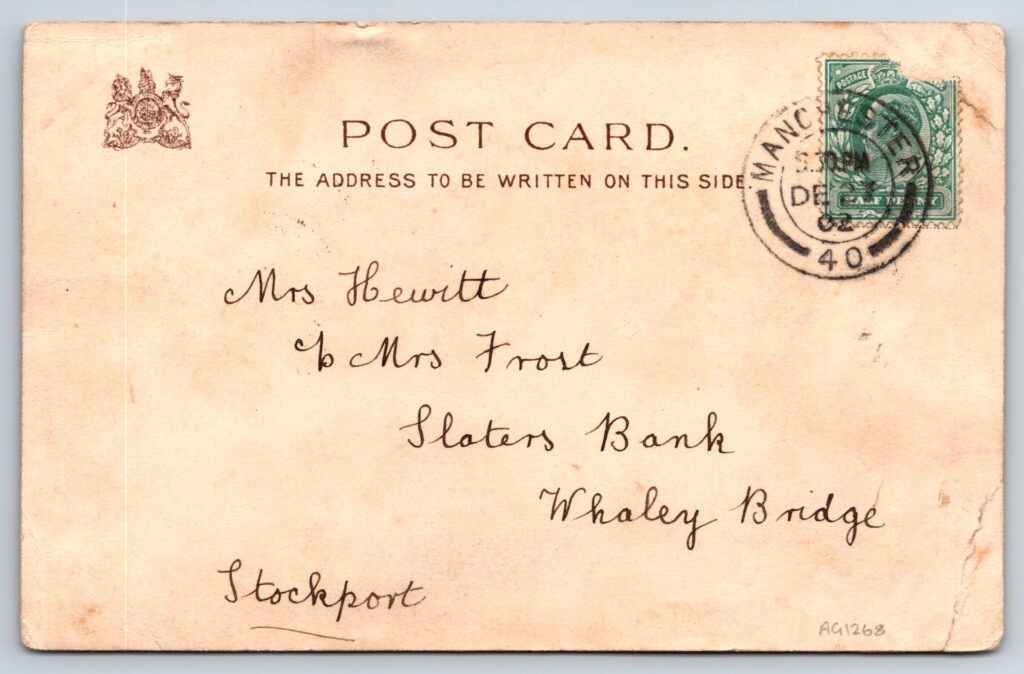 Undivided back postcard