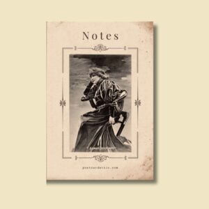Sarah Bernhardt Postcard Notebook